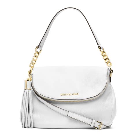 michael kors purse white with leather strap|Michael Kors purse straps fraying.